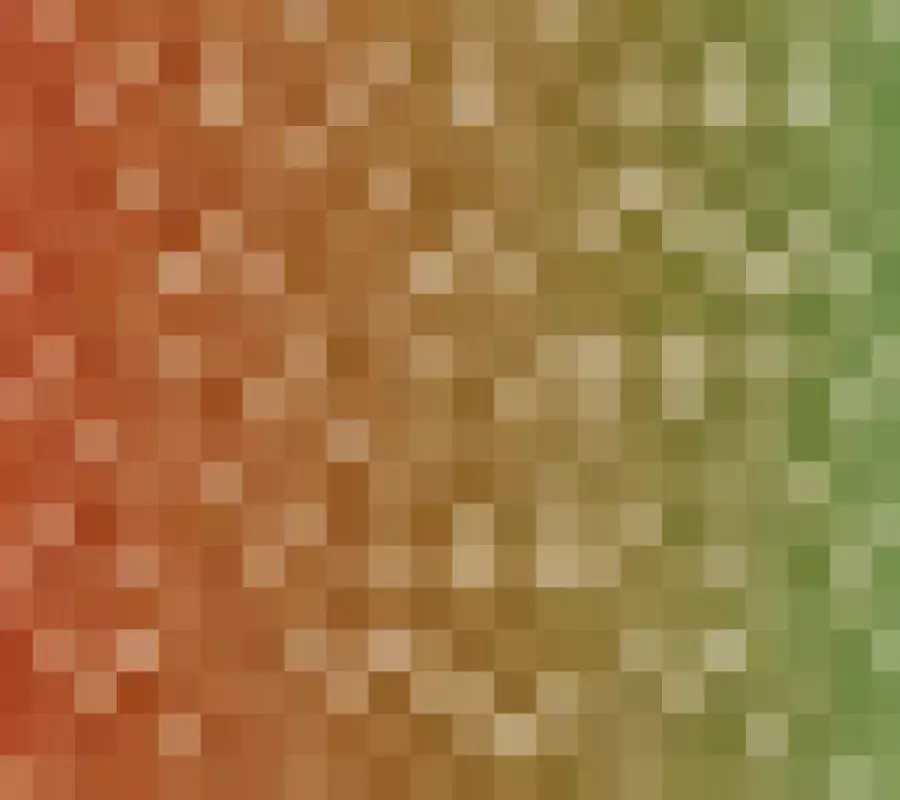 Pixelfläche rot-grün
